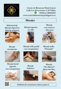 Lee más sobre el artículo Descubre los masajes del Centro de Bienestar Paula García